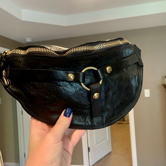 Campomaggi Belt bag “Mamorè” BLACK Leather- READ DESCRIPTION MISSING STRAP - Picture 2 of 11
